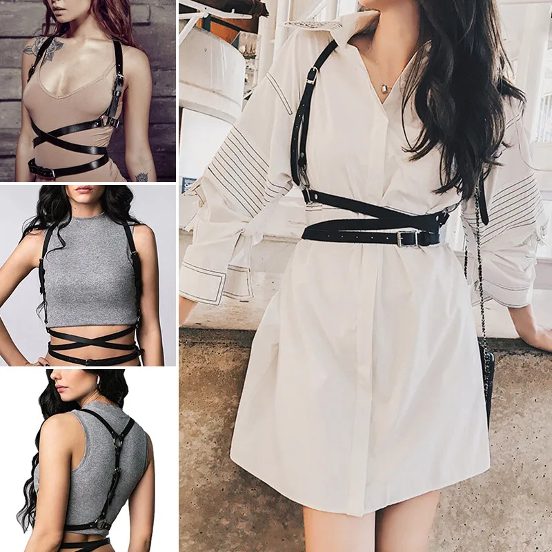 Women Sexy O-Ring Garters Faux Leather Waist Belt Straps Suspenders Belt Harajuku Body Bondage Cage Sculpting Harness Accessory
Women Sexy O-Ring Garters Faux Leather Waist Belt Straps Suspenders Belt Harajuku Body Bondage Cage Sculpting Harness Accessory