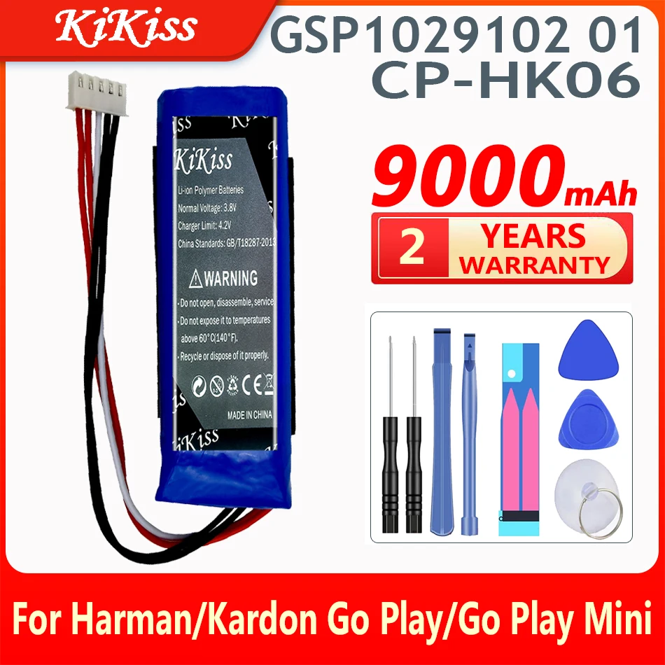 Аккумулятор KiKiss 9000 мА · ч CP-HK06 /GSP1029102 01 Для Harman/Kardon Go Play, Go Play Mini
Аккумулятор KiKiss 9000 мА · ч CP-HK06 /GSP1029102 01 Для Harman/Kardon Go Play, Go Play Mini