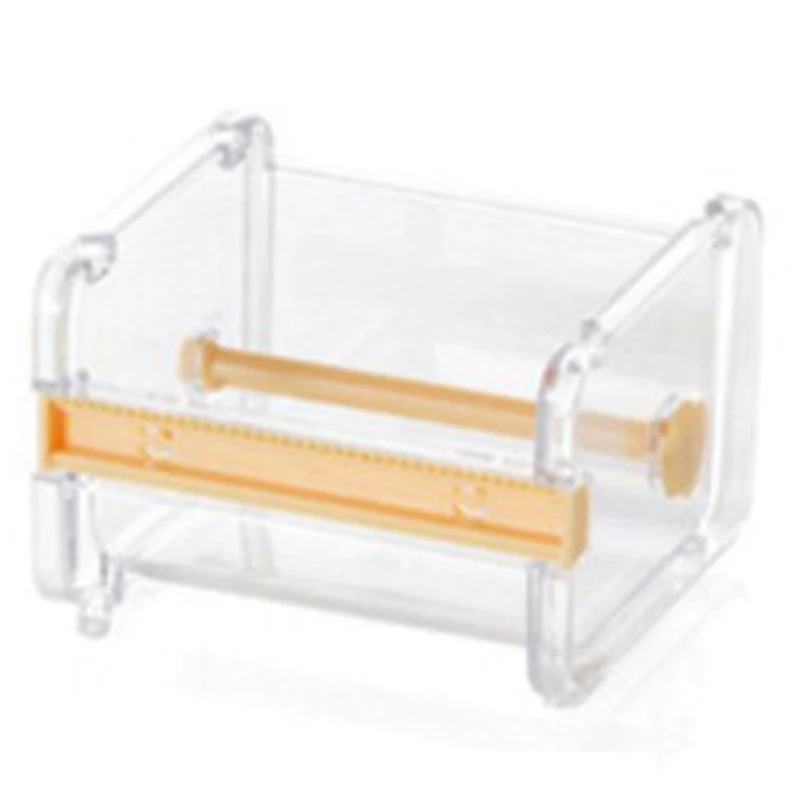 Multifunction PVC Desktop Tape Cut Dispenser Tape Storage Box Simple Transparent Storage Stand Desk Stationery Roll Tape Holder
Multifunction PVC Desktop Tape Cut Dispenser Tape Storage Box Simple Transparent Storage Stand Desk Stationery Roll Tape Holder