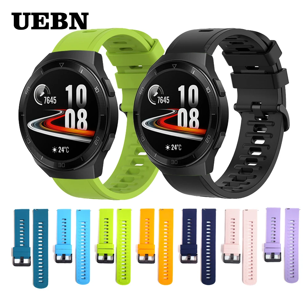 UEBN Silicone Sport band For HUAWEI Watch GT 2 46mm Wrist Strap For HUAWEI WATCH GT 2e Replaceable accessories watchbands
UEBN Silicone Sport band For HUAWEI Watch GT 2 46mm Wrist Strap For HUAWEI WATCH GT 2e Replaceable accessories watchbands