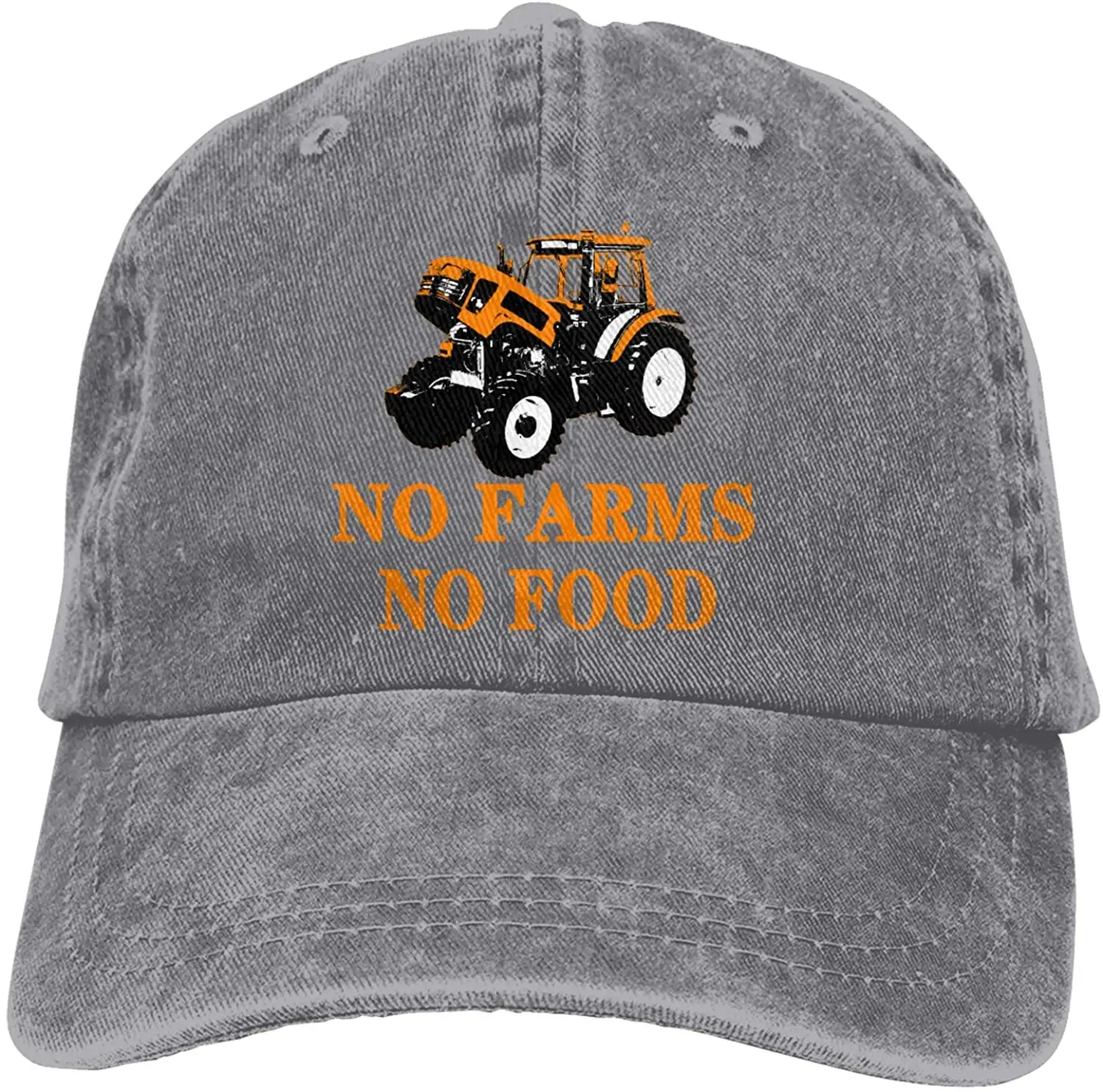 No Farms No Food Sports Denim Cap Adjustable Unisex Plain Baseball Cowboy Snapback Hat
No Farms No Food Sports Denim Cap Adjustable Unisex Plain Baseball Cowboy Snapback Hat
