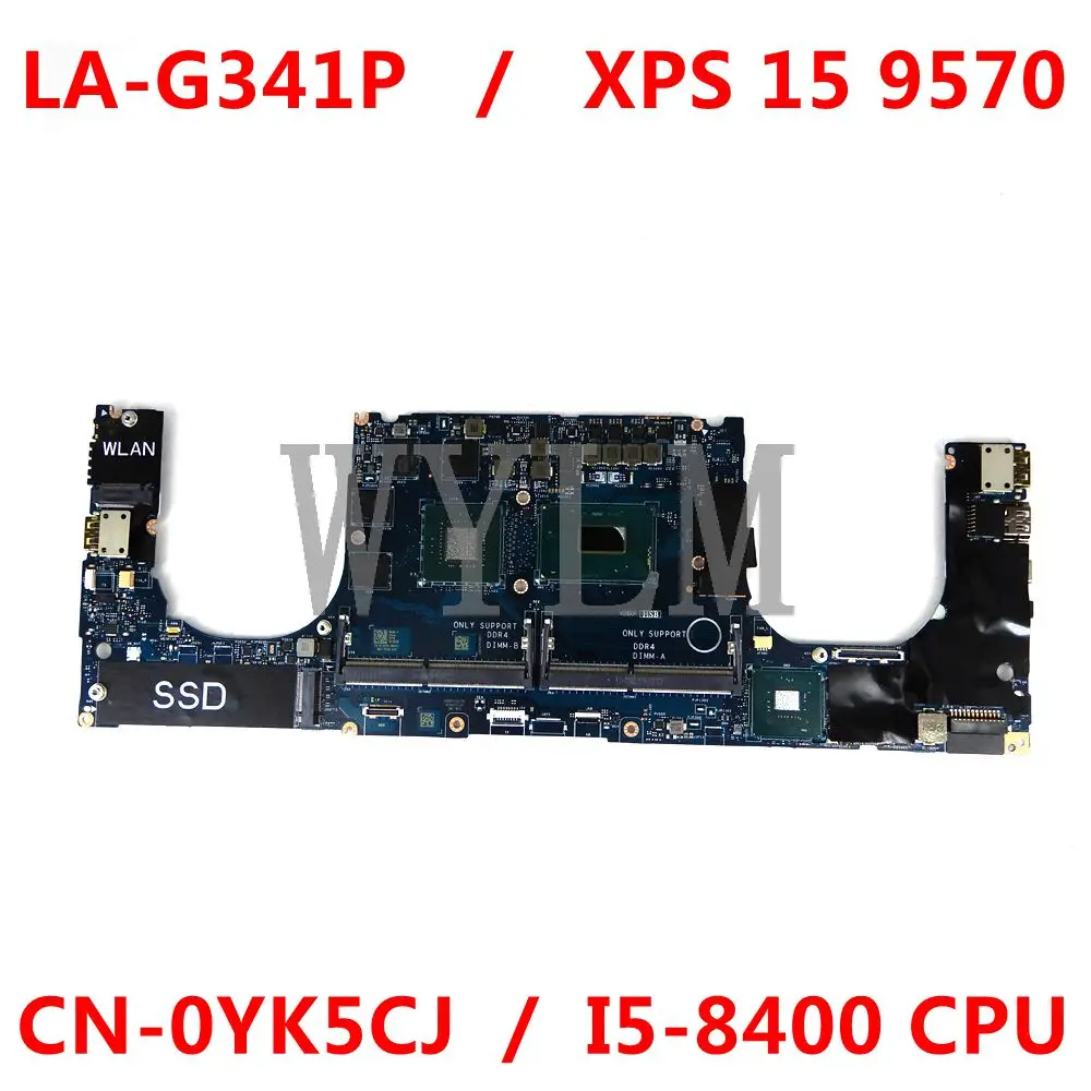 For DELL XPS 15 9570 Laptop motherboard CN-0YK5CJ YK5CJ 0YK5CJ DDP00/DDB00 LA-G341P With I5-8400 CPU 100% working well
For DELL XPS 15 9570 Laptop motherboard CN-0YK5CJ YK5CJ 0YK5CJ DDP00/DDB00 LA-G341P With I5-8400 CPU 100% working well