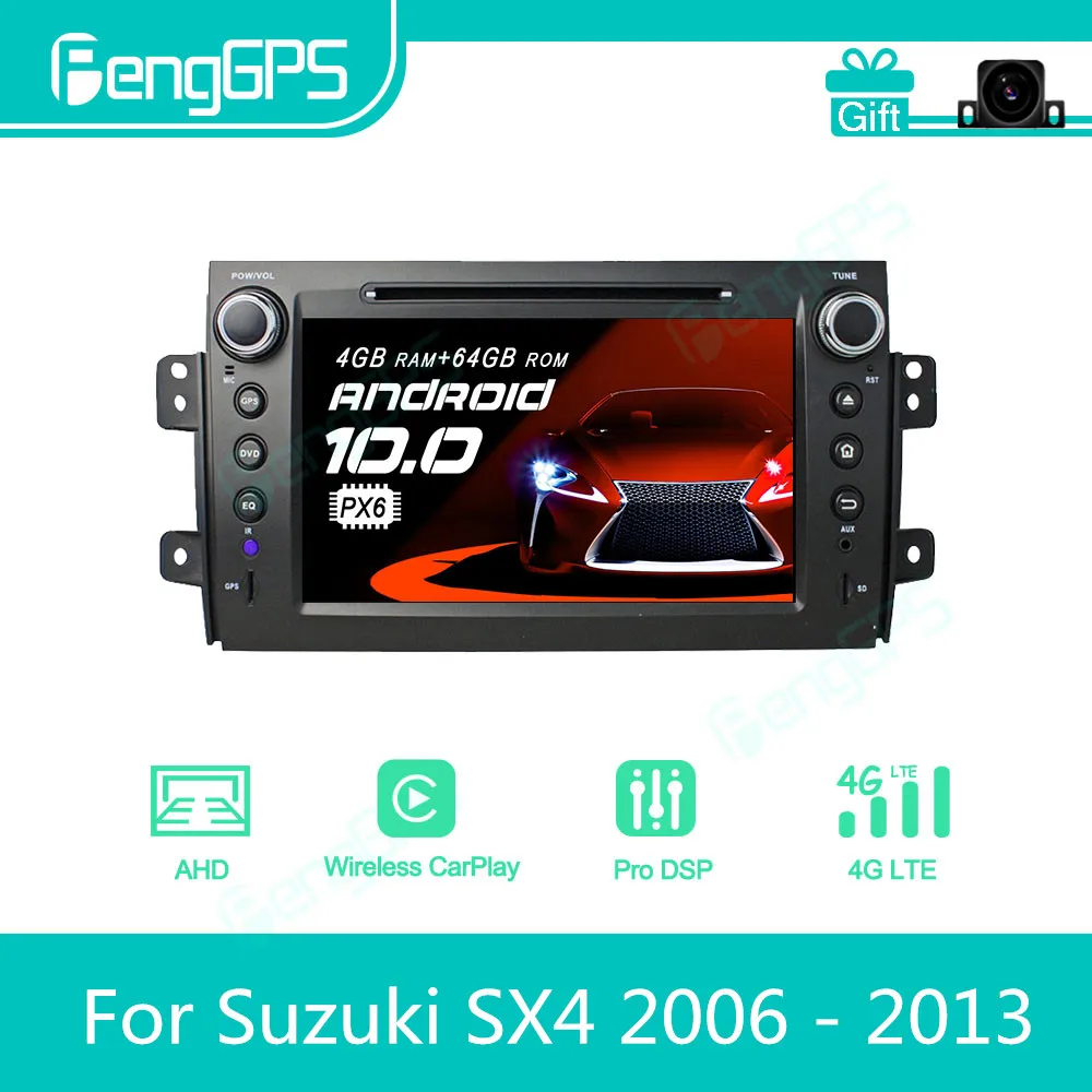 For Suzuki SX4 2006 - 2013 Android Car Radio Stereo Multimedia DVD Player 2 Din Autoradio GPS Navigation PX6 Unit Screen Display
For Suzuki SX4 2006 - 2013 Android Car Radio Stereo Multimedia DVD Player 2 Din Autoradio GPS Navigation PX6 Unit Screen Display