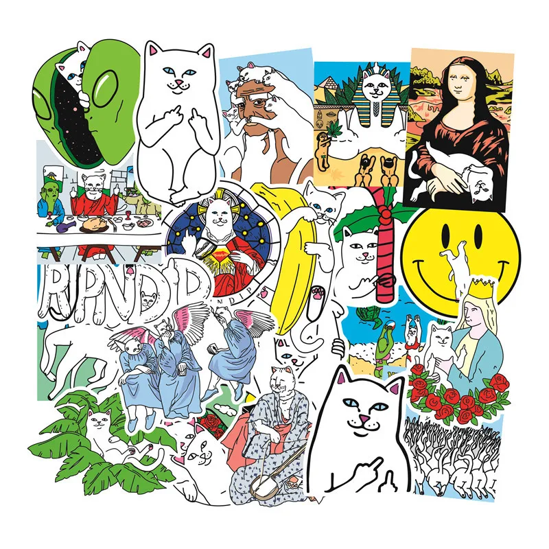 50 Spoof Middle Finger Cats Cheap Cat Stickers Cartoon Graffiti Stickers Suitcase Stickers Notebook Stickers Children
50 Spoof Middle Finger Cats Cheap Cat Stickers Cartoon Graffiti Stickers Suitcase Stickers Notebook Stickers Children