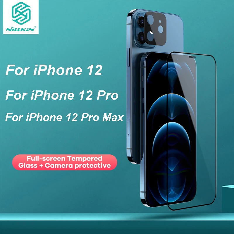 For iPhone 12 Pro Max Tempered Glass HD 0.33mm 2 in 1 Full Screen Protective Glass Film + Camera Glass For iPhone 12 Pro NILLKIN
For iPhone 12 Pro Max Tempered Glass HD 0.33mm 2 in 1 Full Screen Protective Glass Film + Camera Glass For iPhone 12 Pro NILLKIN
