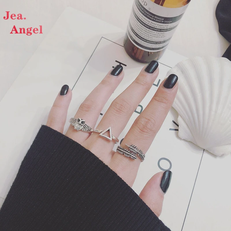 Кольцо Jea.Angel из серебра 925 пробы, кольца для совы, треугольное перо, Винтажные Украшения из тайского серебра, Открытое кольцо для любимых, под...
Кольцо Jea.Angel из серебра 925 пробы, кольца для совы, треугольное перо, Винтажные Украшения из тайского серебра, Открытое кольцо для любимых, под...