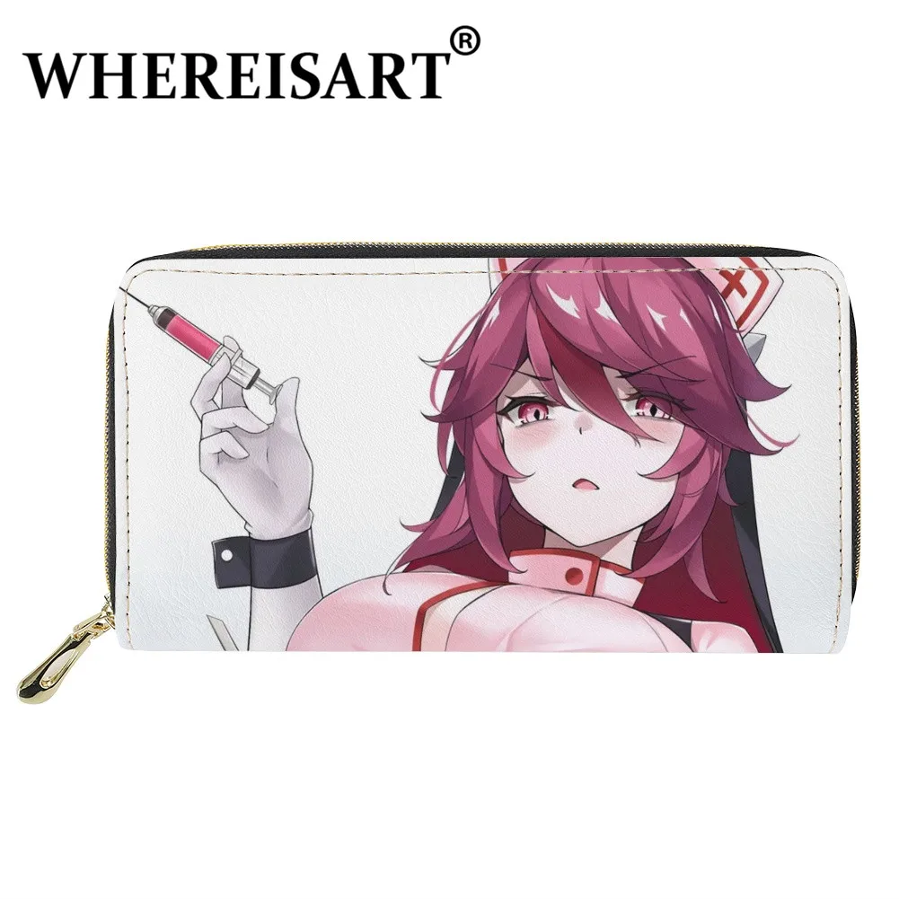 WHEREISART Creative Design Game Genshin Impact Women Money Credit Card Purse Pretty Rosaria Nurse Pattern PU Leather Long Wallet
WHEREISART Creative Design Game Genshin Impact Women Money Credit Card Purse Pretty Rosaria Nurse Pattern PU Leather Long Wallet