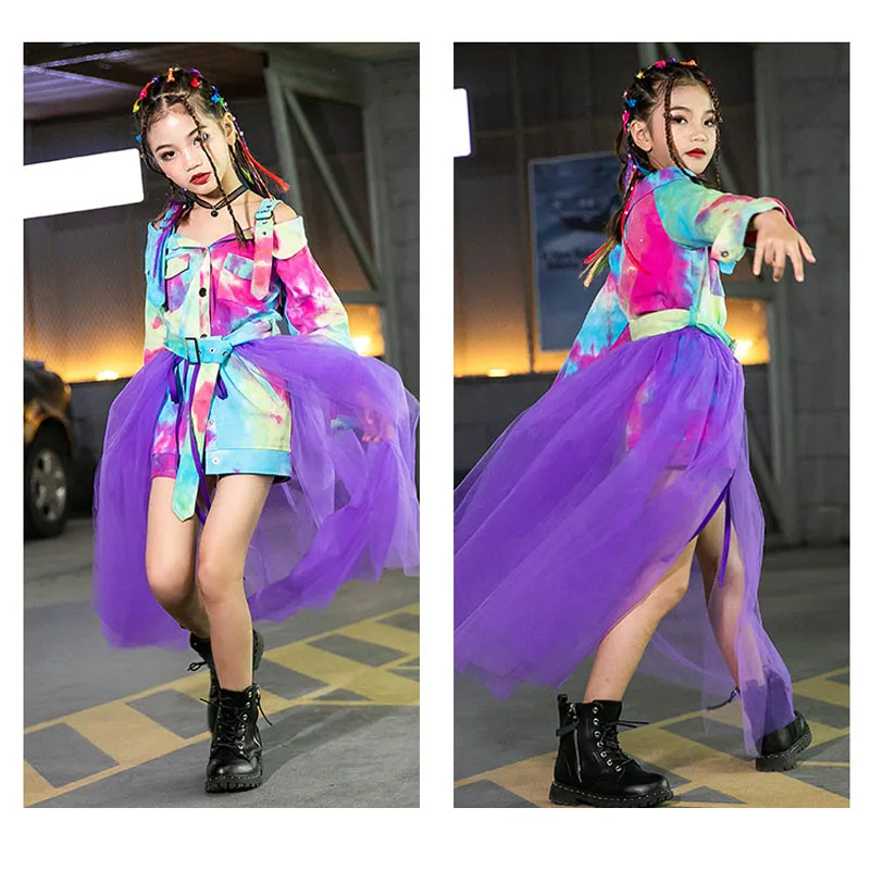 Model Stage Costumes for Girls Colorful Dance Clothes Jazz Dance Dress Kids Hip Hop Dancewear Modern Street Dance Clothing
Model Stage Costumes for Girls Colorful Dance Clothes Jazz Dance Dress Kids Hip Hop Dancewear Modern Street Dance Clothing