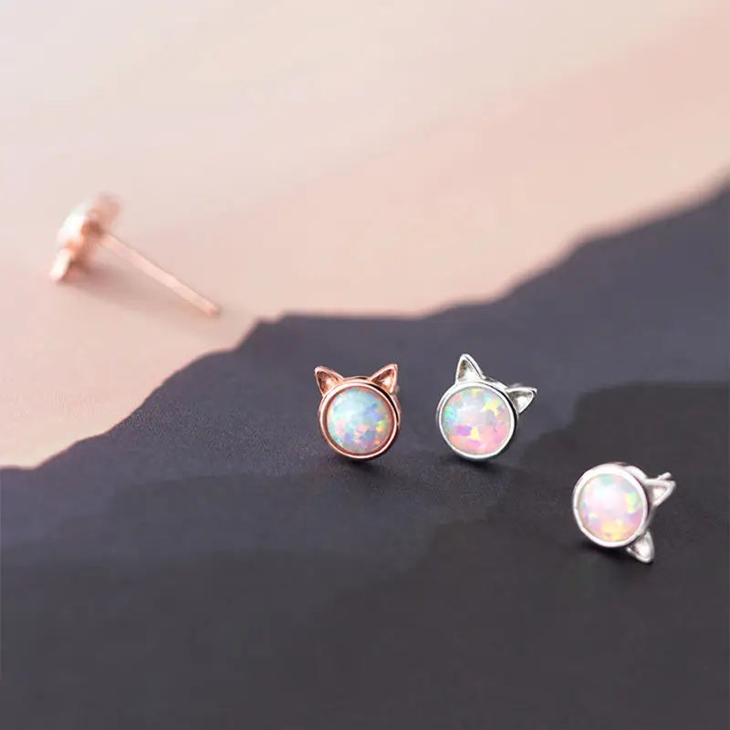 PONYKISS Romantic 925 Sterling Silver Color Cat Animals Stud Earrings for Lovely Gift Party Delicate Jewelry Cute Accessory
PONYKISS Romantic 925 Sterling Silver Color Cat Animals Stud Earrings for Lovely Gift Party Delicate Jewelry Cute Accessory