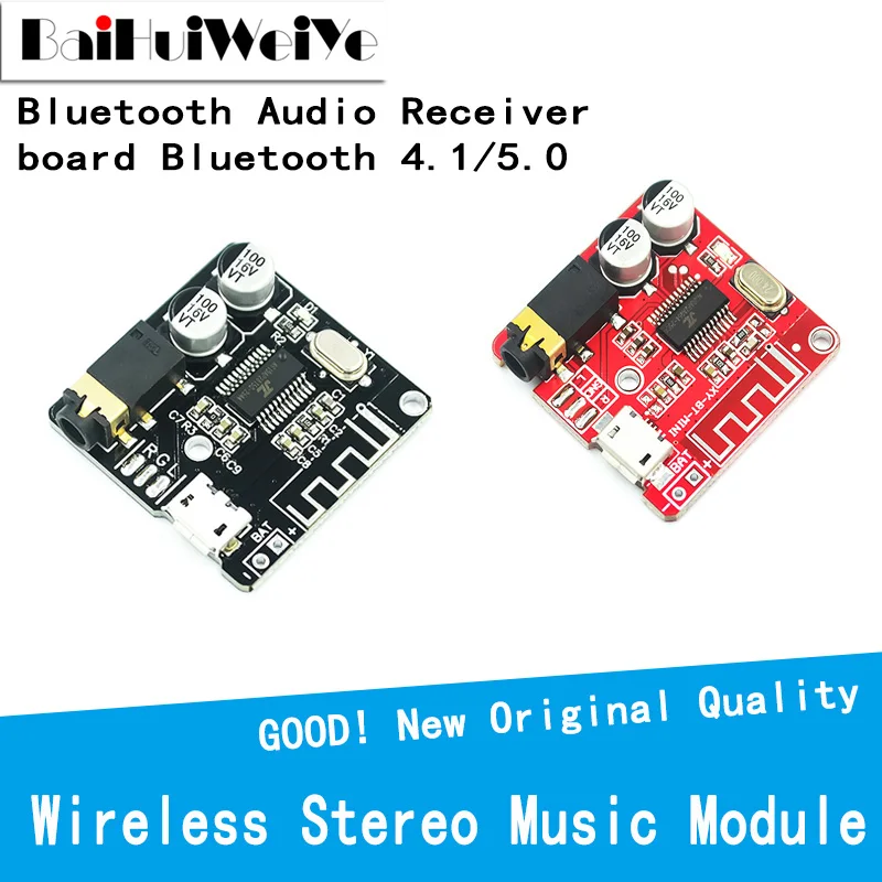 

VHM-314 Bluetooth Audio Receiver board Bluetooth 4.1 5.0 mp3 lossless decoder board Wireless Stereo Music Module XY-BT-Mini