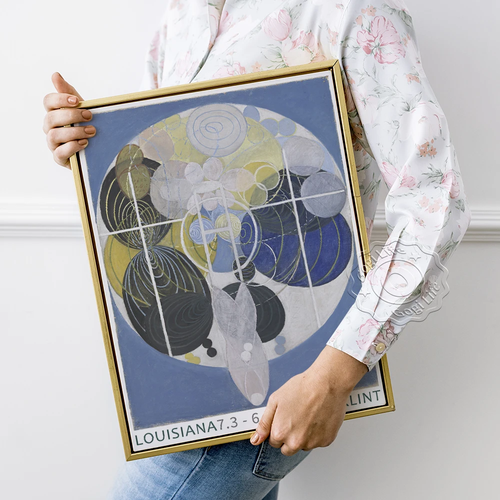 Klint Vintage Abstract Art Wall Picture, Hilma Af Klint The Large Figure Paintings Art Prints, Hilma Exhibition Museum Poster
Klint Vintage Abstract Art Wall Picture, Hilma Af Klint The Large Figure Paintings Art Prints, Hilma Exhibition Museum Poster