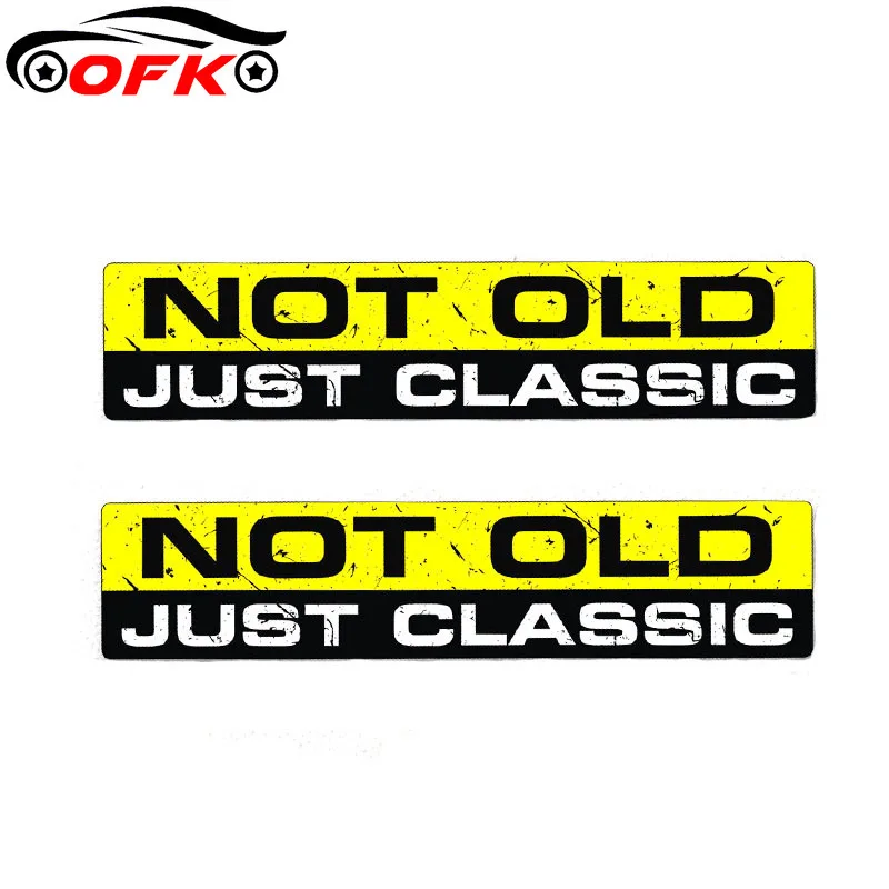 2X NOT OLD CLASSIC Interesting Car Sticker PVC Character Decal Motorcycle All Kinds of Cars Body 15.2CM*3.3CM
2X NOT OLD CLASSIC Interesting Car Sticker PVC Character Decal Motorcycle All Kinds of Cars Body 15.2CM*3.3CM