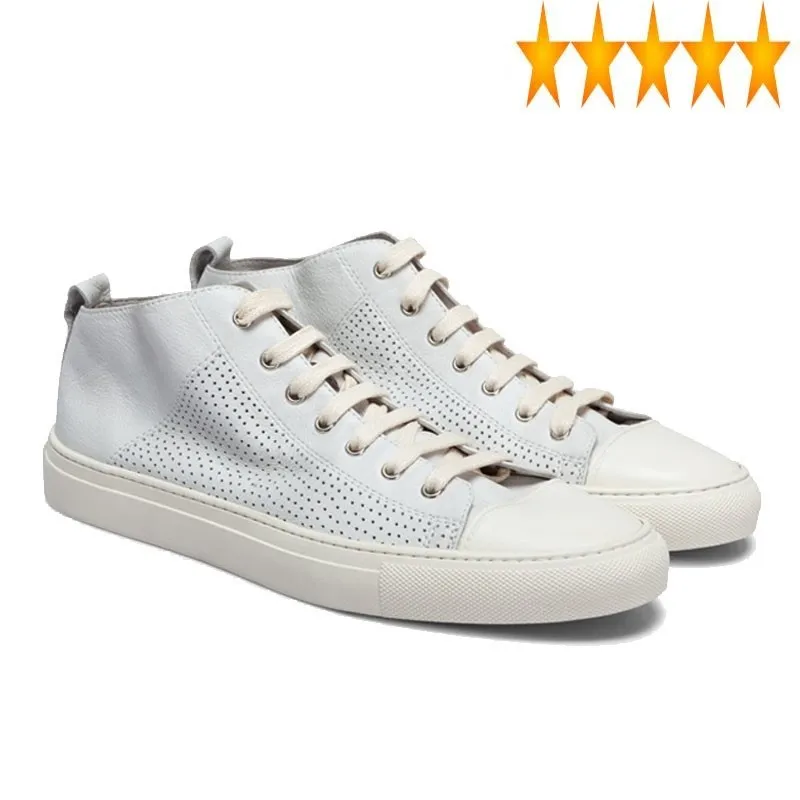 Genuine New Arrival Vintage Mens Leather Flat Shoes Casual Summer Washed Breathable Trainers Men Street Lace Up White Sneakers
Genuine New Arrival Vintage Mens Leather Flat Shoes Casual Summer Washed Breathable Trainers Men Street Lace Up White Sneakers