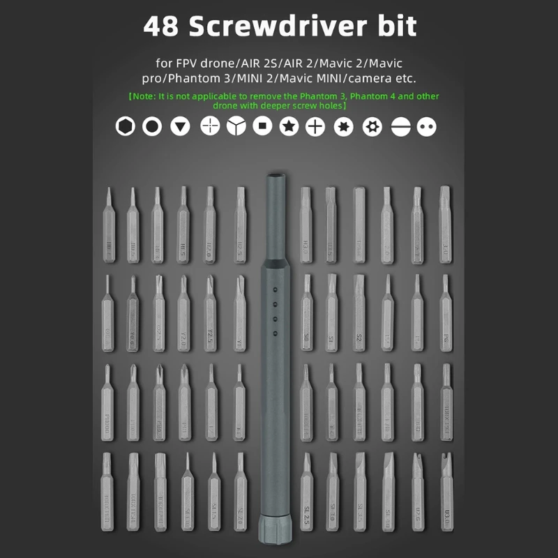 X37A Screwdriver Set Precision Disassembly Repair Tool Kit Magnetic Small Professional Removable Tools Fit for Drone
X37A Screwdriver Set Precision Disassembly Repair Tool Kit Magnetic Small Professional Removable Tools Fit for Drone