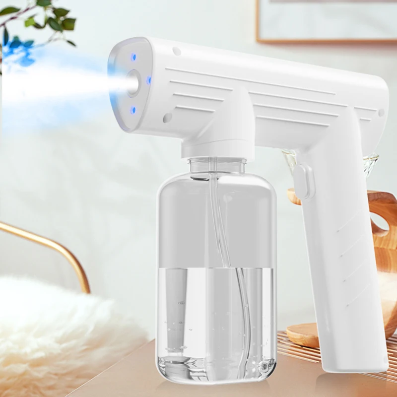 Handheld Nano Atomizing Disinfection Gun Portable USB Charging Spray Guns Wireless Blu-ray Sprayer Outdoor Gardening Supplies
Handheld Nano Atomizing Disinfection Gun Portable USB Charging Spray Guns Wireless Blu-ray Sprayer Outdoor Gardening Supplies