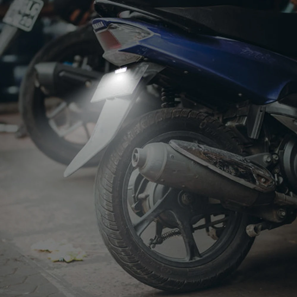 Задний светодиодный мини фонарь AOZBZ для мотоцикла освещение номерного знака Honda