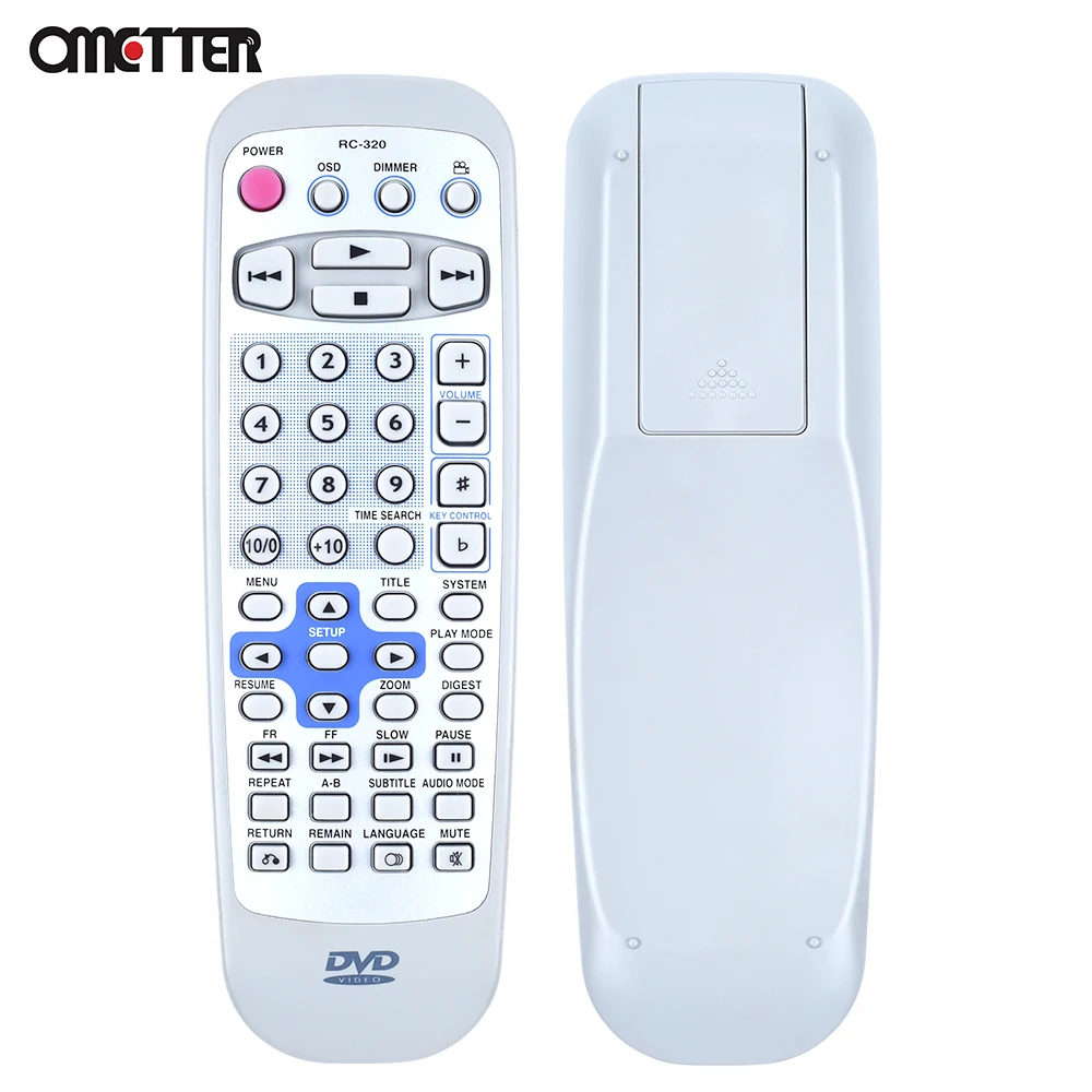 Suitable for shinco DVD remote control RC-320 
Suitable for shinco DVD remote control RC-320