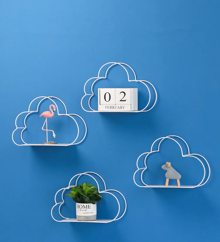 1PC Metal Cloud Wall Shelf Mounted Storage Rack For Home Decoration Holder kitchen bathroom organizer Wall Decor Holder QA 206
1PC Metal Cloud Wall Shelf Mounted Storage Rack For Home Decoration Holder kitchen bathroom organizer Wall Decor Holder QA 206