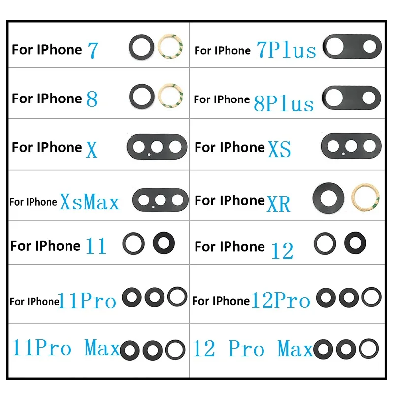 MaterXu Original Quality Rear Camera Glass Lens for iPhone 7 8 Plus X XR 11 12 mini 12 Pro Max Repair Broken Glass Cover Len Par
MaterXu Original Quality Rear Camera Glass Lens for iPhone 7 8 Plus X XR 11 12 mini 12 Pro Max Repair Broken Glass Cover Len Par