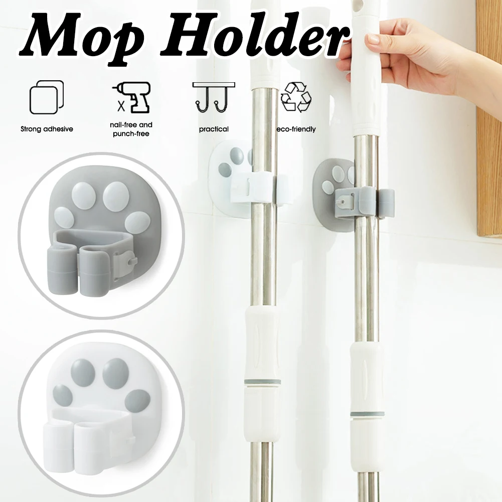 Adhesive Multi-Purpose Hooks Wall Mounted Mop Organizer Holder RackBrush Broom Hanger Hook Kitchen Bathroom Strong Hooks
Adhesive Multi-Purpose Hooks Wall Mounted Mop Organizer Holder RackBrush Broom Hanger Hook Kitchen Bathroom Strong Hooks
