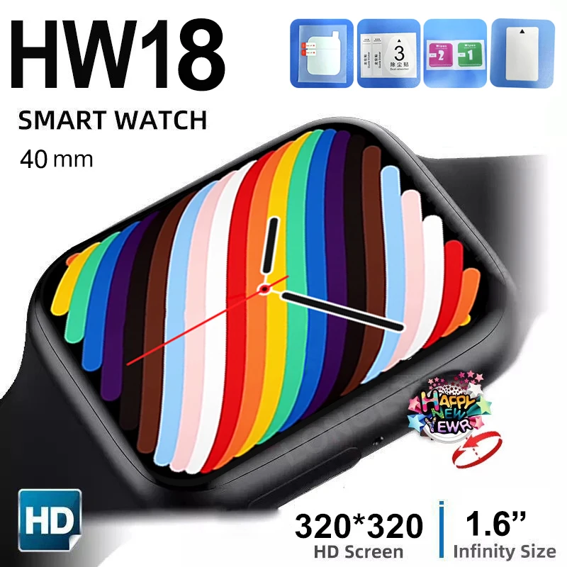 Original HW18 Smart Watch Series 6 1.6" TWO Button DIY Face Bluetooth call Man Women Smartwatch for iOS PK IWO W56 HW16 HW22
Original HW18 Smart Watch Series 6 1.6" TWO Button DIY Face Bluetooth call Man Women Smartwatch for iOS PK IWO W56 HW16 HW22