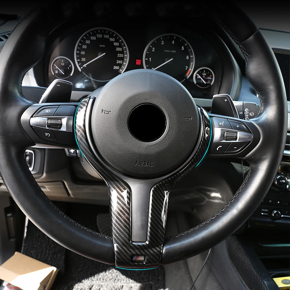 For BMW F20 F22 F21 F30 F32 F33 F36 F06 F12 F13 X5 F15 X6 F16 M-Sport ABS Carbon Fiber Steering Wheel Trim Car Accessories
For BMW F20 F22 F21 F30 F32 F33 F36 F06 F12 F13 X5 F15 X6 F16 M-Sport ABS Carbon Fiber Steering Wheel Trim Car Accessories