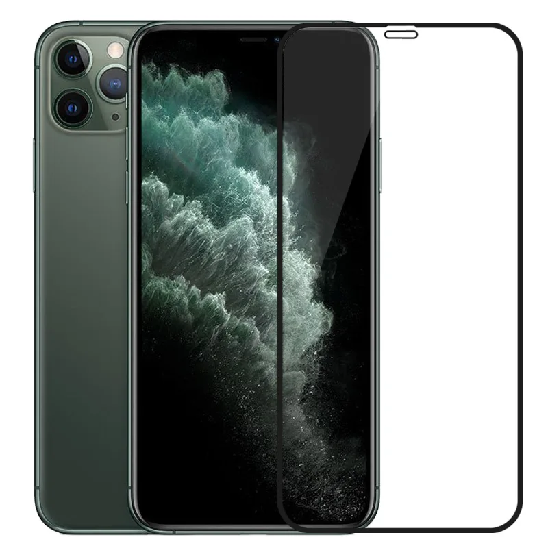 9H закаленное стекло для iPhone 12Mini 11Pro Max Защита экрана 11 12 Pro защитное полное