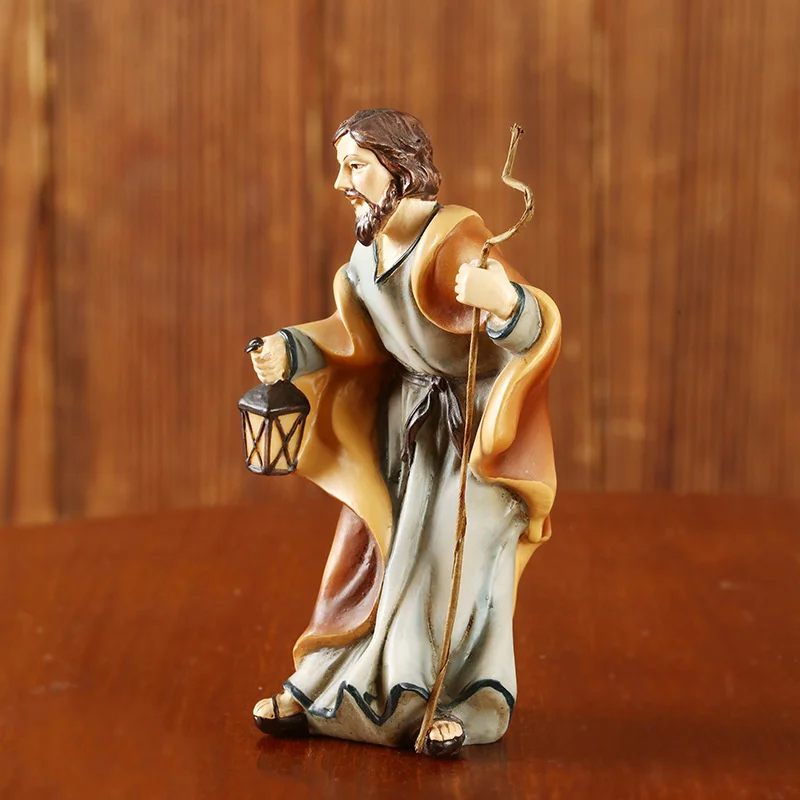 Religious Ornaments: 10cm Resin Handicraft of the Manger Group church holy Decorative Decor religion god Jesus
Religious Ornaments: 10cm Resin Handicraft of the Manger Group church holy Decorative Decor religion god Jesus