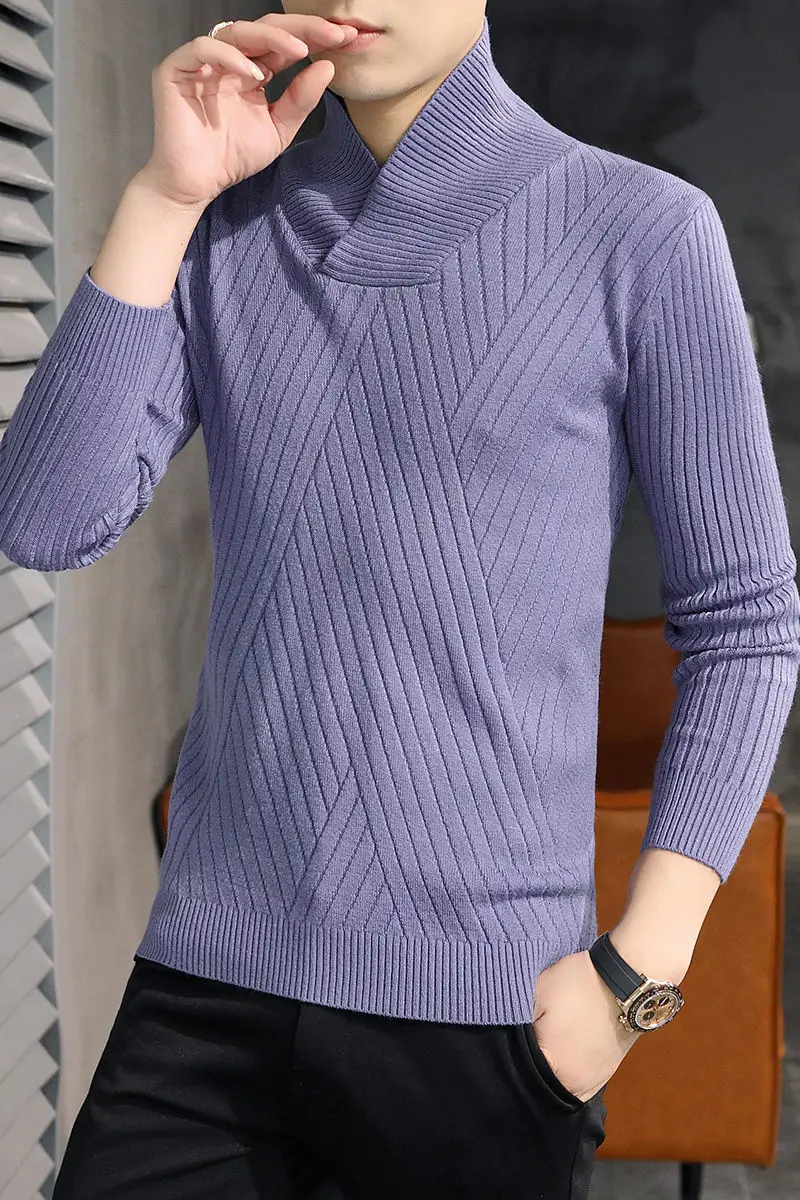 Spring and autumn men's handsome striped pattern stand-up collar Korean personality casual pullover trendy gray Free shipping
Spring and autumn men's handsome striped pattern stand-up collar Korean personality casual pullover trendy gray Free shipping