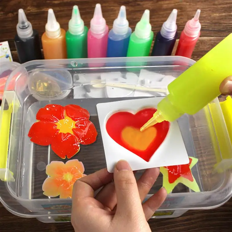 1 Set Jelly Toy Children DIY Plaything Jelly Making Supplies 4 Colors Children DIY Toys Supplies (Random Pattern)
1 Set Jelly Toy Children DIY Plaything Jelly Making Supplies 4 Colors Children DIY Toys Supplies (Random Pattern)