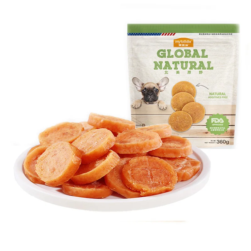 Sliced ham 360g/bag of pet snacks, free delivery of carefully selected chicken slices 
Sliced ham 360g/bag of pet snacks, free delivery of carefully selected chicken slices
