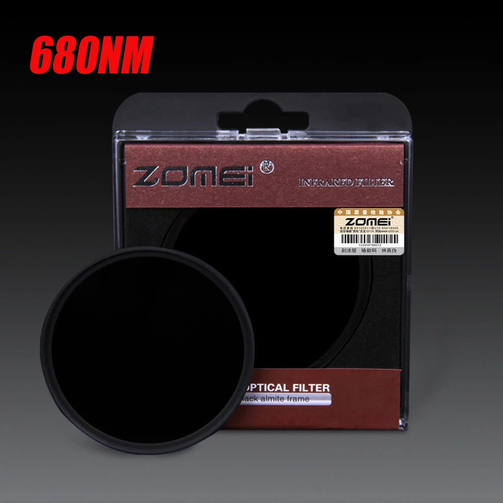 ZOMEI 680NM Infrared X-RAY IR Filter Infrared mirror For DSLR lens Mirror Sliver Rimmed 43/46/ 49/52/55/58/62/67/72/77 mm
ZOMEI 680NM Infrared X-RAY IR Filter Infrared mirror For DSLR lens Mirror Sliver Rimmed 43/46/ 49/52/55/58/62/67/72/77 mm
