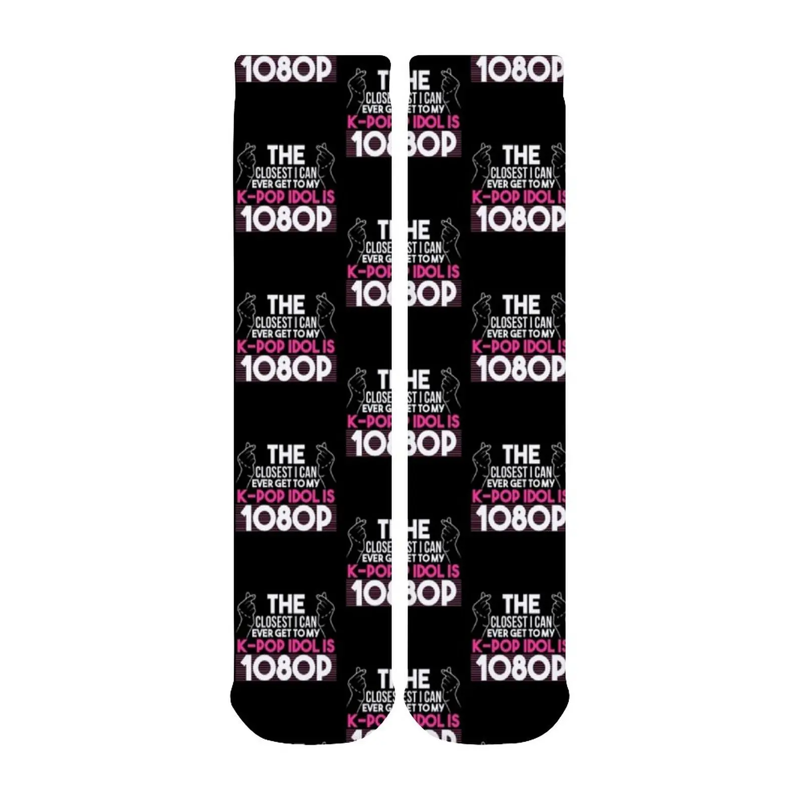 K Pop Socks Large Chemical Fiber Unisex Stockings Paint Boy No Slip Cycling Socks