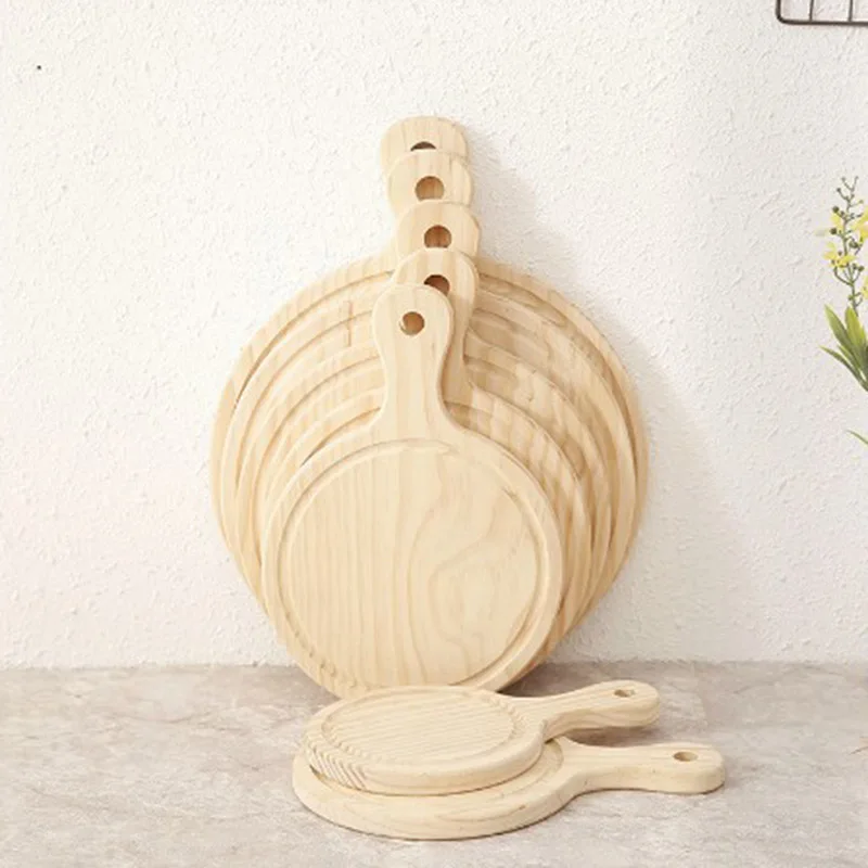 1 Pcs Wooden Pizza Paddle Cheese Serving Tray Plate Cutting Chopping Board Round FU
1 Pcs Wooden Pizza Paddle Cheese Serving Tray Plate Cutting Chopping Board Round FU