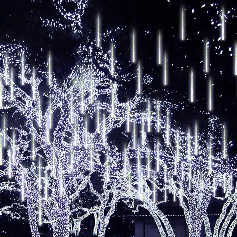 Solar LED Meteor Shower Rain Lights Holiday String Lights Waterproof Garden Light 8 Tubes 144 Leds Christmas Wedding Decoration
Solar LED Meteor Shower Rain Lights Holiday String Lights Waterproof Garden Light 8 Tubes 144 Leds Christmas Wedding Decoration