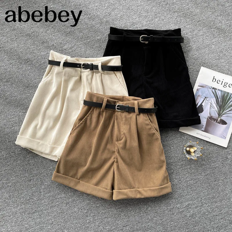 Women Korean Casual Shorts 2021 High Waist Belt Loose Retro Shorts Autumn Fashion Streetwear Female Wide Leg Shorts
Women Korean Casual Shorts 2021 High Waist Belt Loose Retro Shorts Autumn Fashion Streetwear Female Wide Leg Shorts