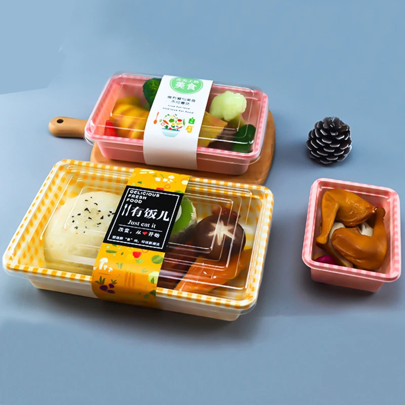 Disposable Take Out Containers with Clear Lid Packaging Plastic Cake Containers Special Lunch Box for Restaurant
Disposable Take Out Containers with Clear Lid Packaging Plastic Cake Containers Special Lunch Box for Restaurant