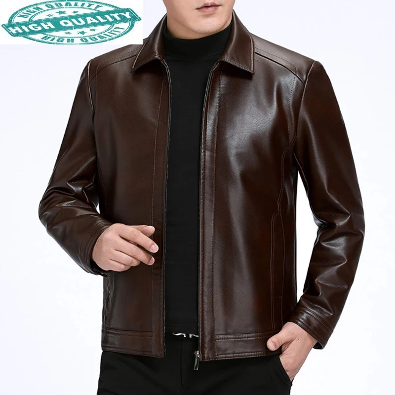 Men Jacket Men's Clothing Autumn Coat Male Sheepskin Leather Mens Clothes Spring Ropa Hombre LXR580
Men Jacket Men's Clothing Autumn Coat Male Sheepskin Leather Mens Clothes Spring Ropa Hombre LXR580