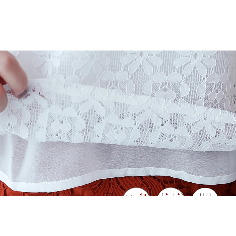 Ruffle New 2020 Plus size Women clothing White Lace Shirt Tops Bow Female Elegant long-sleeve S-3XL Lace Blouses Shirts
Ruffle New 2020 Plus size Women clothing White Lace Shirt Tops Bow Female Elegant long-sleeve S-3XL Lace Blouses Shirts