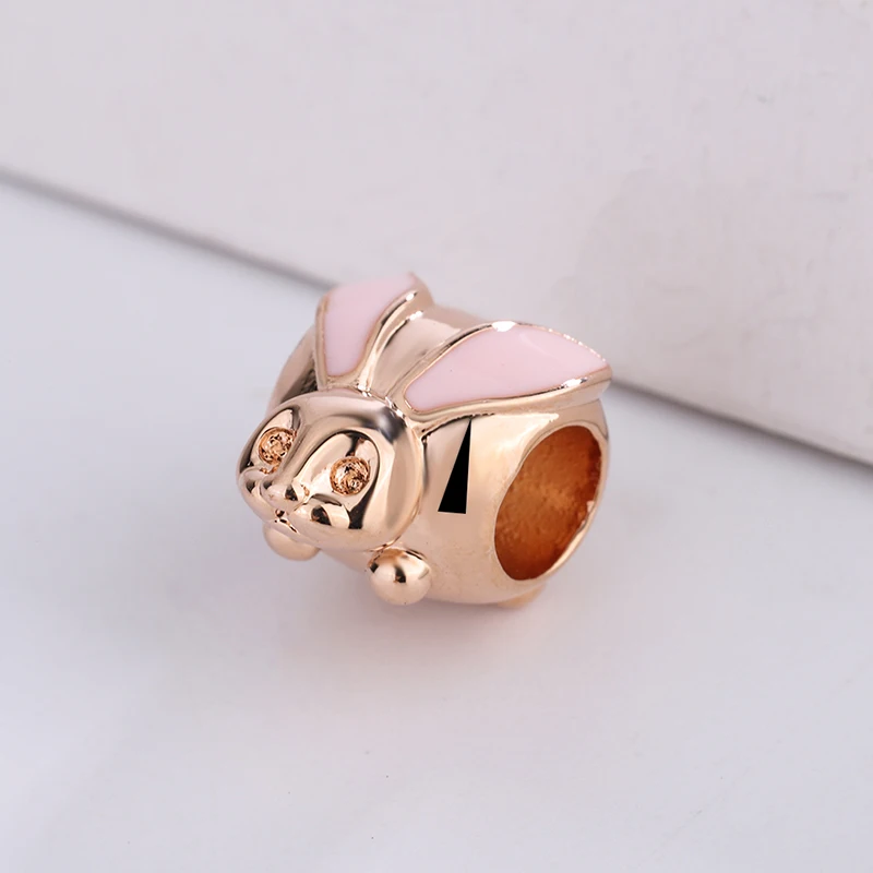 925 Sterling Silver With Diamonds And Rose Gold Rabbit Shape Beads Charm Bracelet Crystal Beads Heart Pendant Bracelet Bangle
925 Sterling Silver With Diamonds And Rose Gold Rabbit Shape Beads Charm Bracelet Crystal Beads Heart Pendant Bracelet Bangle