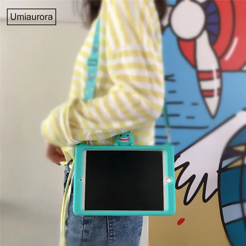 Чехол для iPad Mini 1 2 3 9 7 2017 5 Air Pro 2018 силиконовый с ремешком | Компьютеры и офис