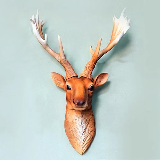 American Creative Deer Head Hanging Living Room Wall Simulation Animal Head Wall Decoration 3D Vintage Deer Head Wall Hanger
American Creative Deer Head Hanging Living Room Wall Simulation Animal Head Wall Decoration 3D Vintage Deer Head Wall Hanger