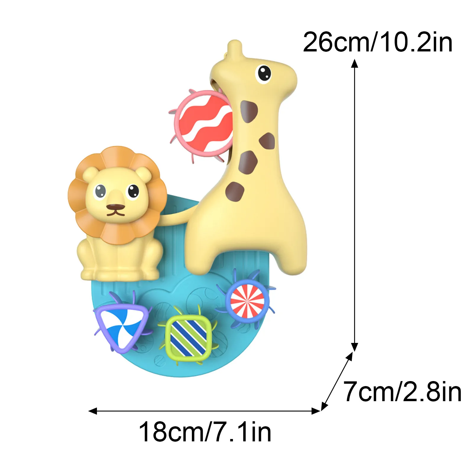 Bathtub Toy Baby Bath Toys Bathtub Suction Cups Toy Waterfall-Fill Spin,Shower Bathtub Gifts Shower Toy Water Games Set Toy #4