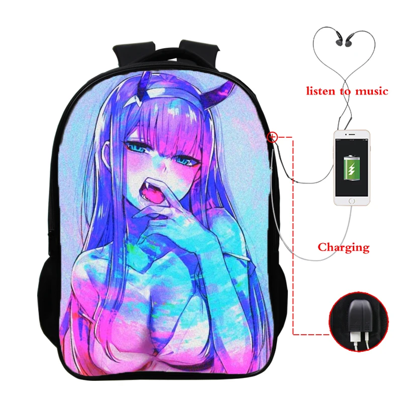 Zero Two Anime Backpack Boys Girls School Bag Teenager Usb Backpacks Darling In The Franxx Women Men College Travel Schoolbag
Zero Two Anime Backpack Boys Girls School Bag Teenager Usb Backpacks Darling In The Franxx Women Men College Travel Schoolbag