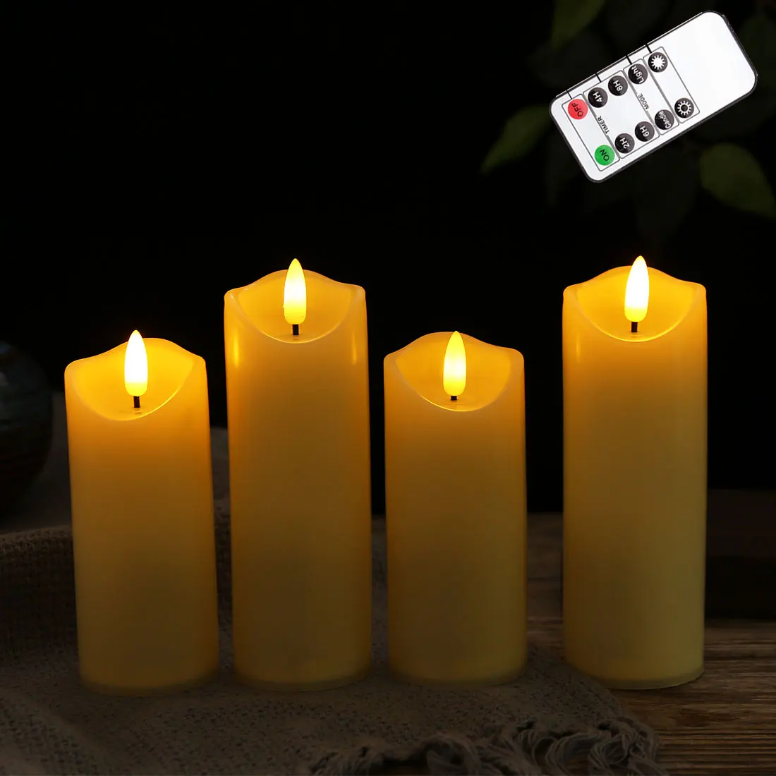 Remote Control Christmas Candles With Warm White Flickering Light,Battery Operated Pillar Plastic Wedding Decorative Candles
Remote Control Christmas Candles With Warm White Flickering Light,Battery Operated Pillar Plastic Wedding Decorative Candles