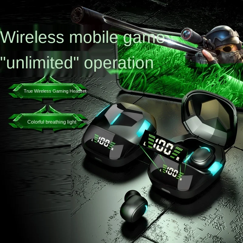Новейшая Беспроводная игровая Bluetooth-гарнитура G7S TWS с низкой задержкой, наушники-вкладыши для электронных видов спорта, мобильных игр, музык...
Новейшая Беспроводная игровая Bluetooth-гарнитура G7S TWS с низкой задержкой, наушники-вкладыши для электронных видов спорта, мобильных игр, музык...