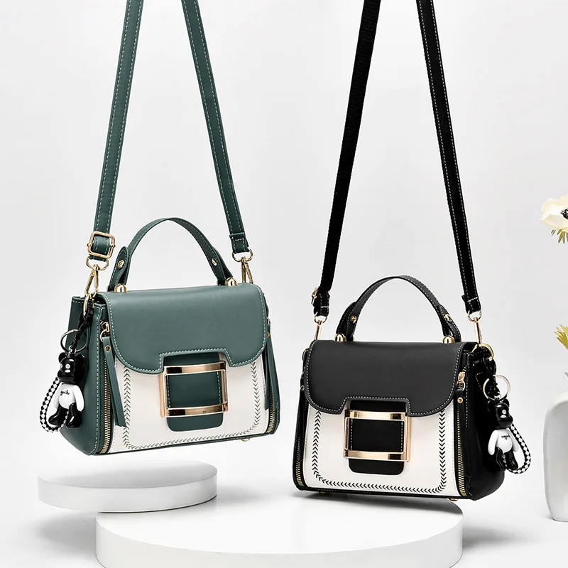 Women Strap Messenger Bag Patchwork Flap Lady High Quality Pu Leather Ladies' Shoulder Crossbody Bags Day Gift Totes Hand Bags
Women Strap Messenger Bag Patchwork Flap Lady High Quality Pu Leather Ladies' Shoulder Crossbody Bags Day Gift Totes Hand Bags