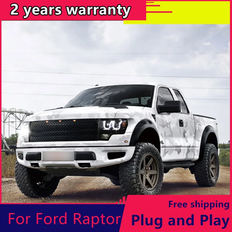 KOWELL Car Styling For Ford Raptor headlights 2009-2014 head lamp led DRL front Bi-Xenon Lens Double Beam HID KIT
KOWELL Car Styling For Ford Raptor headlights 2009-2014 head lamp led DRL front Bi-Xenon Lens Double Beam HID KIT