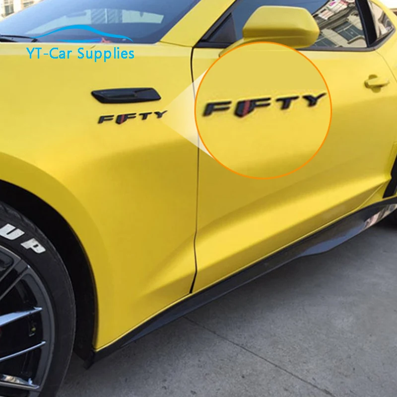 Body Decoration Sticker FIFTY Front Fender Logo For Chevrolet Camaro ZL1 Modified Car Extories Accessories
Body Decoration Sticker FIFTY Front Fender Logo For Chevrolet Camaro ZL1 Modified Car Extories Accessories