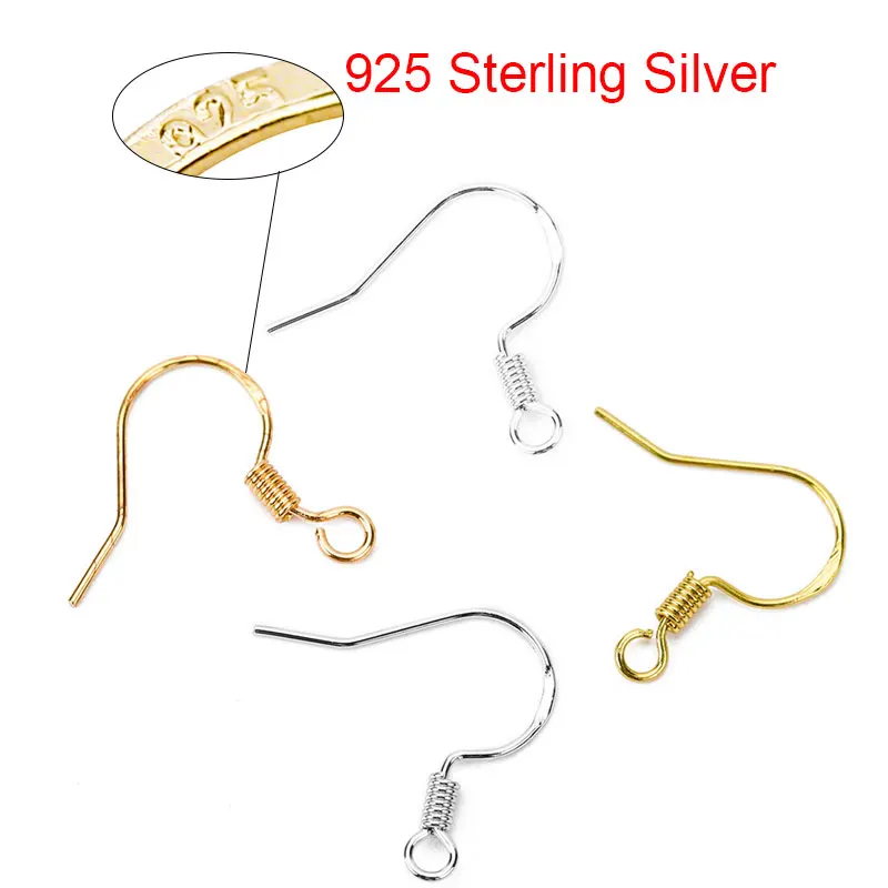 50pcs Anti Allergy Hypoallergenic Gold Silver Color Earrings Hooks Clasp Wire For Diy Jewelry Findings Supplies Making
50pcs Anti Allergy Hypoallergenic Gold Silver Color Earrings Hooks Clasp Wire For Diy Jewelry Findings Supplies Making